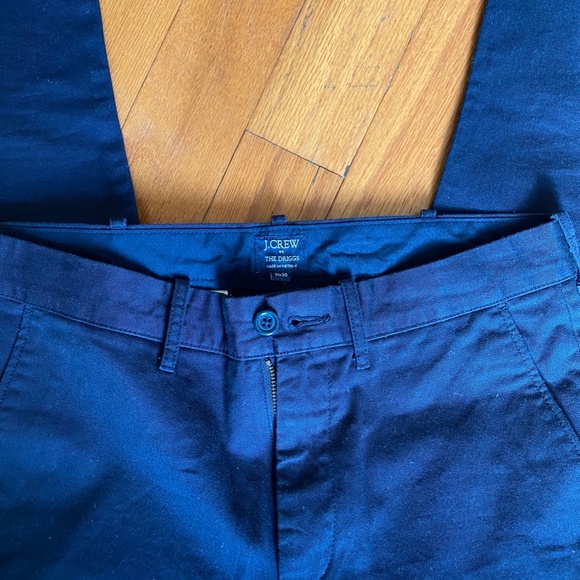 J Crew Men's The Driggs Navy Slim Fit Chinos 31x30 - Picture 3 of 3
